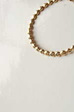 14K Yellow Gold Heart Link Bracelet
