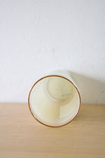 Vue-Lon Ware Vintage Painting Gold Rimmed Glass