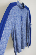 Sport-Tek Blue 1/4 Zip Pullover Lightweight Pullover | 2XL