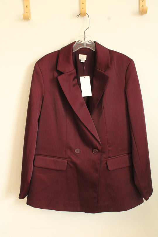 NEW A New Day Burgundy Dress Blazer | XS
