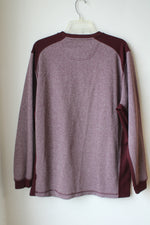 Greg Norman Maroon Long Sleeved Shirt | XL