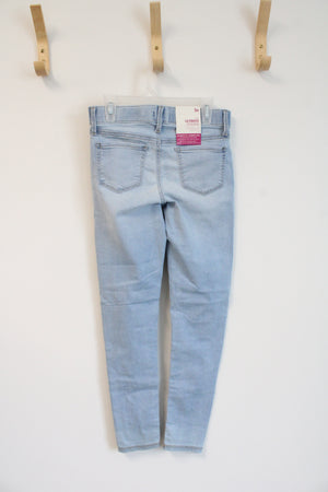NEW SO Mid Rise Ultimate Jegging Embroidered Daisy Jeans | Youth 12