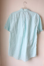 NEW Tommy Bahama Regular Fit Light Blue Cotton Button Down Shirt | L