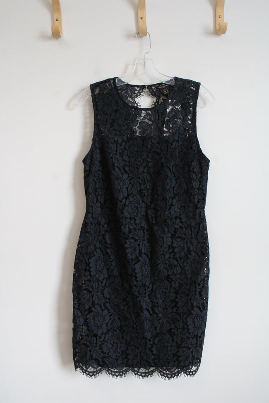 NEW Banana Republic Navy Lace Dress | 10P