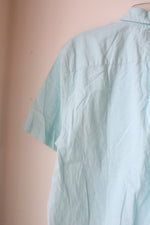 NEW Tommy Bahama Regular Fit Light Blue Cotton Button Down Shirt | L