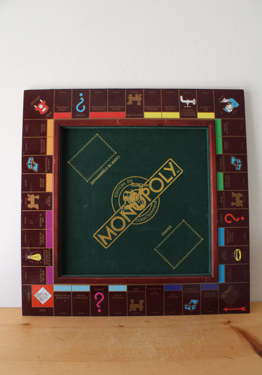 1991 Vintage Franklin Mint Monopoly Edition Du Collectionneur Board