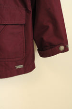 Natural Reflections Burgundy Moleskin Lined Coat