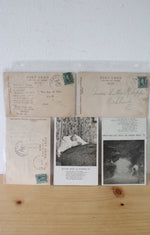 Set Of 6 Vintage Poem Postcards