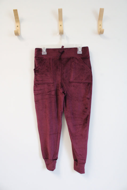 NEW SO Burgundy Soft Cozy Jogger Pants | Youth M (8)