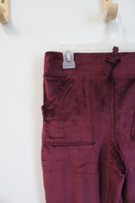 NEW SO Burgundy Soft Cozy Jogger Pants | Youth M (8)