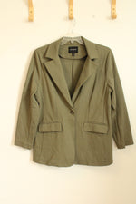 Banana Republic Green Button Stretch Blazer | XL