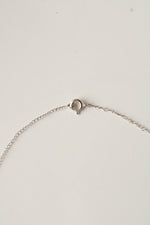 14K White Gold Cross Pendant Necklace