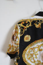 Phat Farm Black Yellow & White Button Down Shirt | L