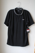 NEW Nike Black Dri-Fit Polo Shirt | L