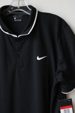 NEW Nike Black Dri-Fit Polo Shirt | L
