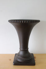 Southern Living Dark Brown Pedestal Vase