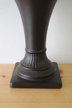 Southern Living Dark Brown Pedestal Vase