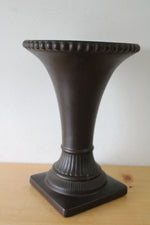 Southern Living Dark Brown Pedestal Vase