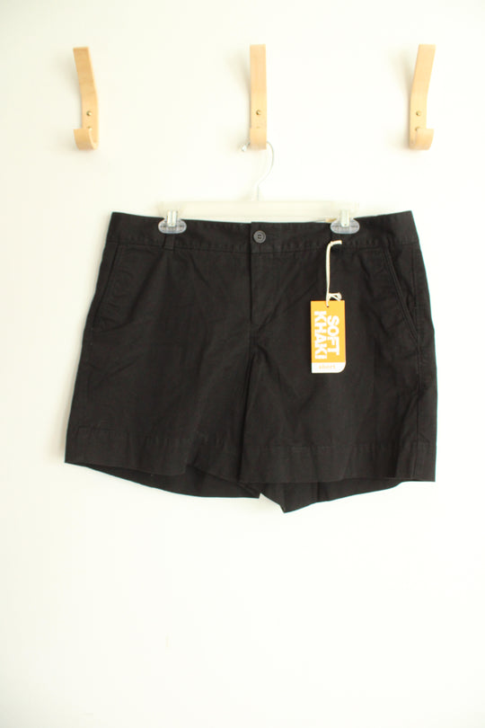 NEW Dockers Soft Khaki Black Dress Shorts | 14