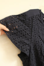 NEW Lane Bryant Navy Eyelet Top | 18/20