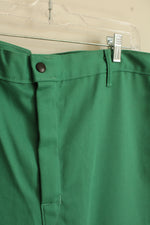 iTex Green Cotton Straight Leg Pants | 38x34