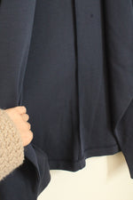 New NY Collection Navy Open Cardigan | XL