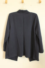 New NY Collection Navy Open Cardigan | XL
