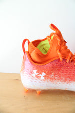 Under Armour Spotlight Lux MC 2.0 Orange Cleats | Size 11.5