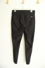Anne Klein Pull-On Black Slim Ankle Pants | S