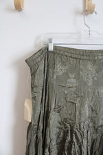 NEW Coldwater Creek Green Boho Skirt | XL