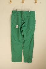 iTex Green Cotton Straight Leg Pants | 38x34