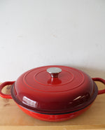Enameled Cast Iron Red Braiser