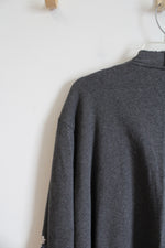 Johnny Was Gray Embroidered Floral Cardigan | 0X