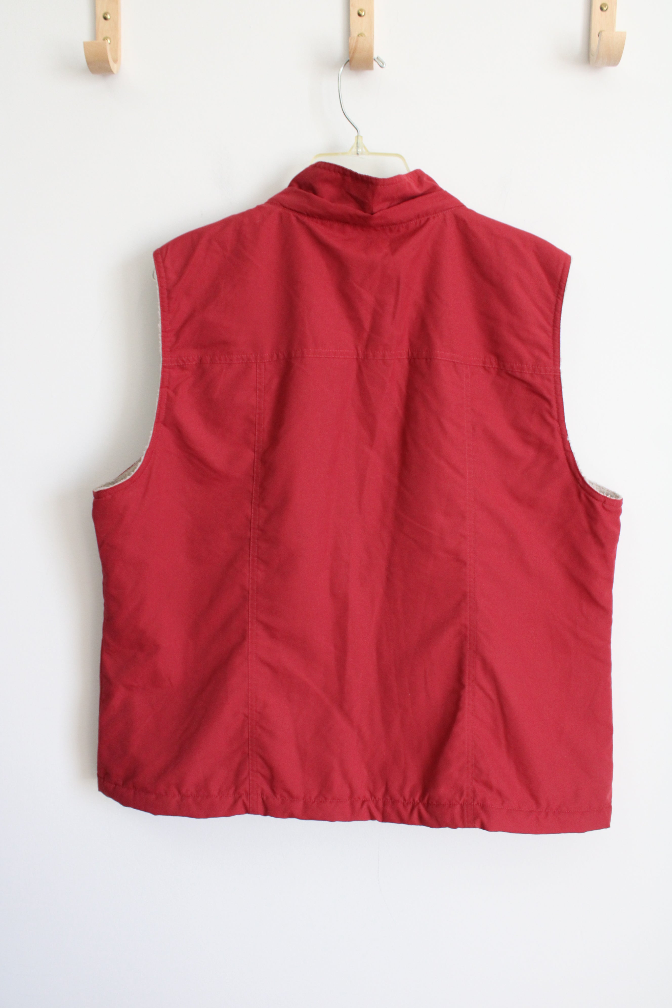 Sonoma Red Sherpa Lined Vests | XL