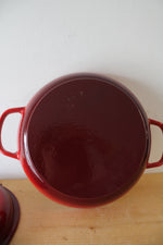 Enameled Cast Iron Red Braiser