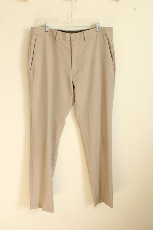 Kenneth Cole Reaction Light Tan Dress Pants | 36x32