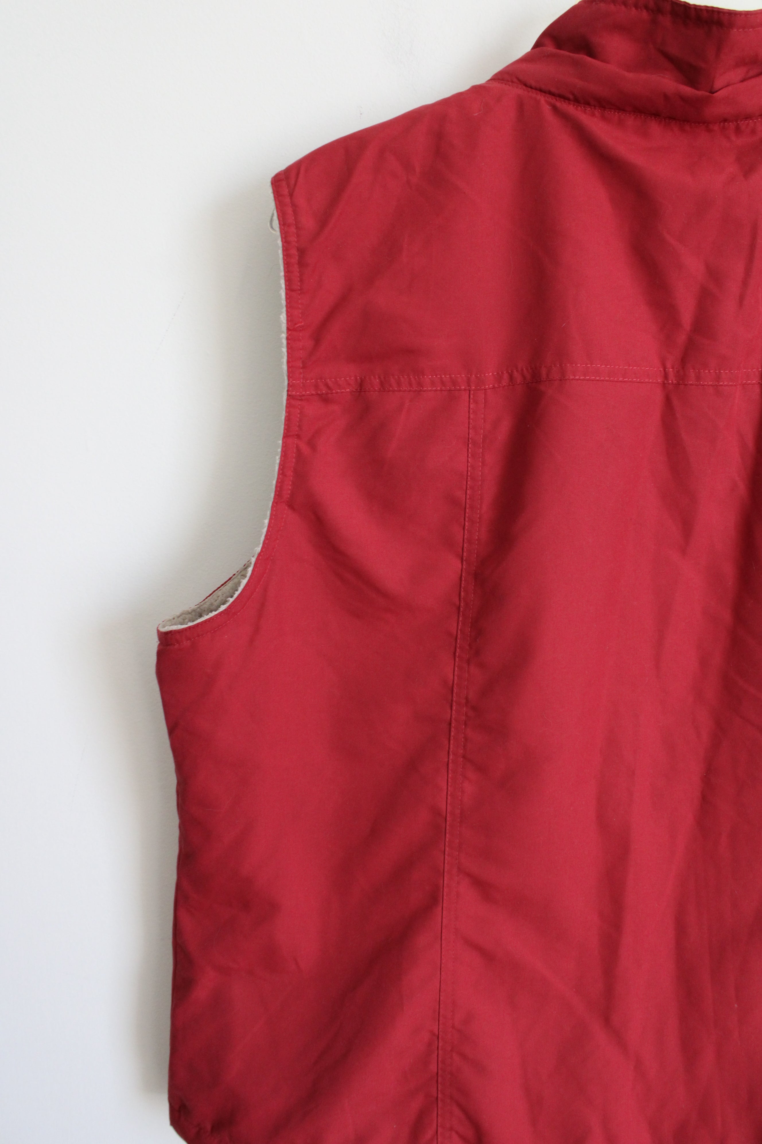 Sonoma Red Sherpa Lined Vests | XL
