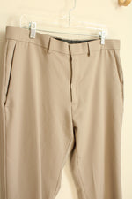 Kenneth Cole Reaction Light Tan Dress Pants | 36x32