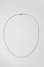 14K White Gold Rectangle Link Chain 18" Chain Necklace