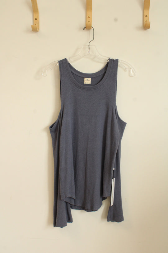 NEW O'Neill Blue Cold Shoulder Sweater | XS