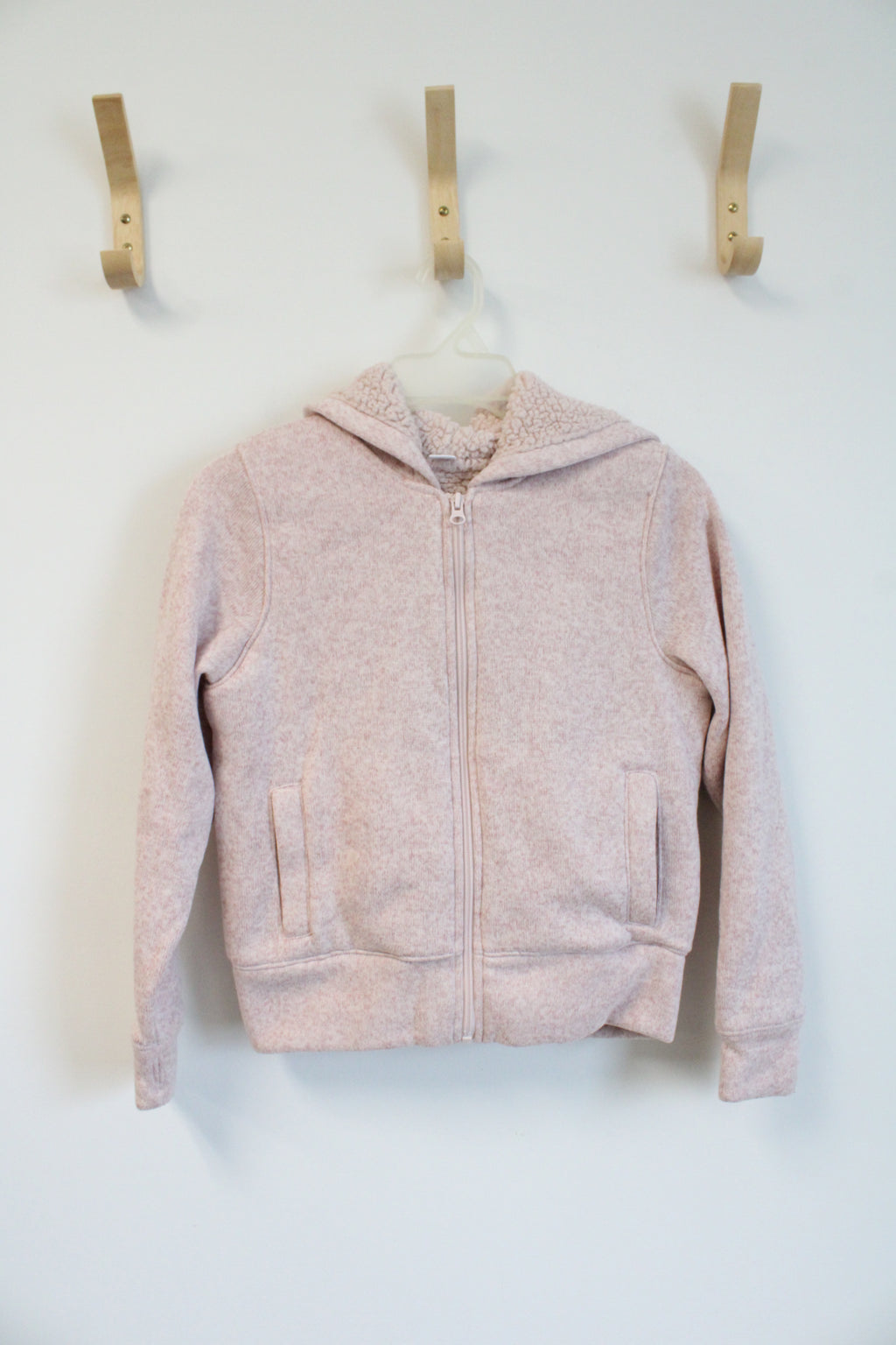 Old Navy Light Pink Sherpa Lined Jacket | Youth L (10/12)