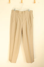 NEW Hubbard Tan Pleated Dress Pants | 34x33