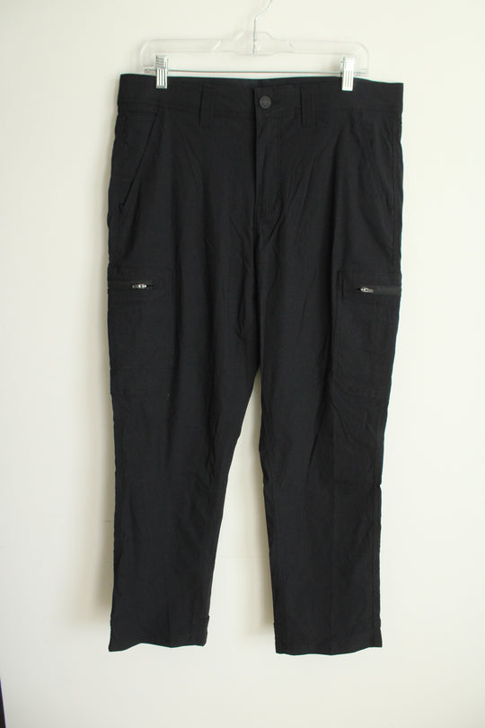 Wrangler Black Workwear Cargo Elastic Waistband Pants | 34X29