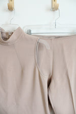 Trina Turk Tan Two-Piece Jaya Tunic Mock Neck Top & Pant Set | 2