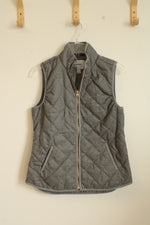 Old Navy Gray Quilted Puffer Vest | XS