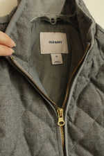 Old Navy Gray Quilted Puffer Vest | XS