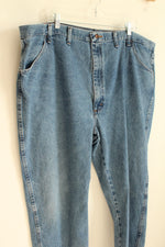 Rustler Medium Wash Relaxed Fit Jeans | 48x30