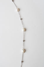Genuine Pearl Sterling Silver Chain 22" Necklace