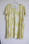 Sonoma Yellow Tie Dye T-Shirt Dress | 4X