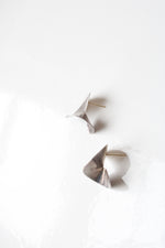 Vintage Patricia Daunis Sterling Atomic Swirl Earrings